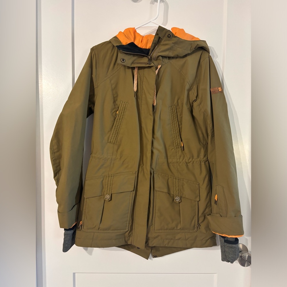 Green Roxy Winter Coat - Small